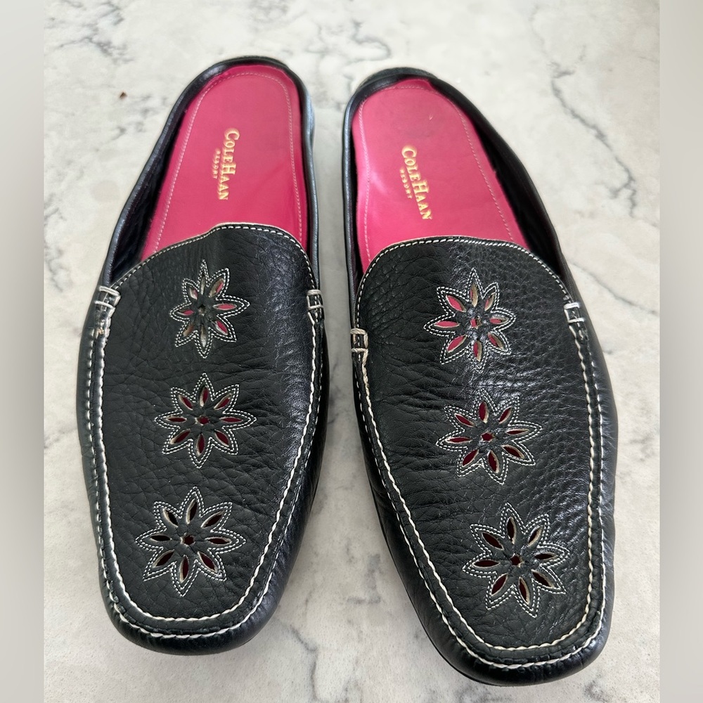 Tops have a unique cut out design, they do run very narrow, leather upper